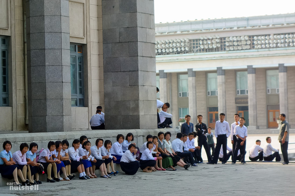 северокорейские студенты 