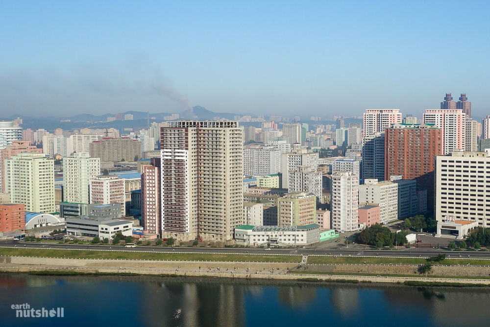 Вид на Пхеньян