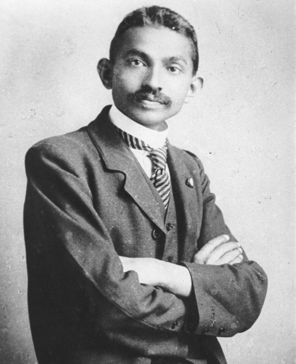 Махатма Ганди в молодости 