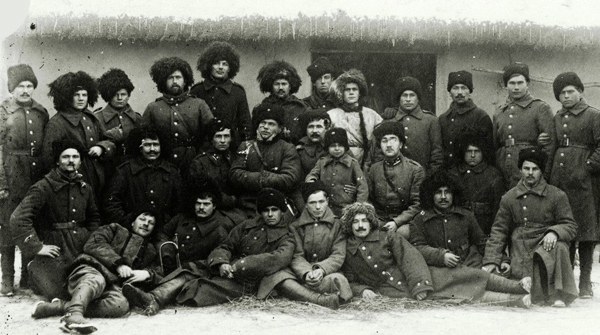 Участники первого Зимнего похода армии УНР 
