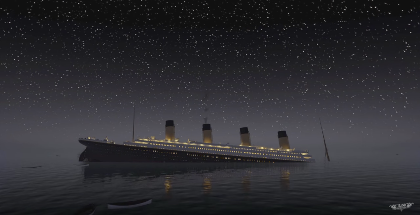 Матросы бегут с Титаника