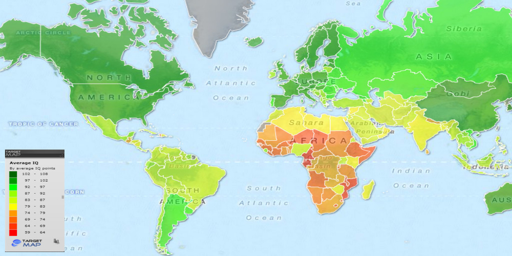IQ в разных странах мира