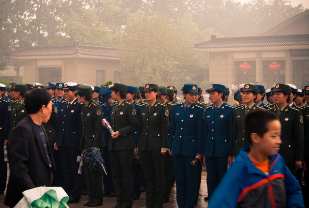 Женщины в армии, Китая (фото — Alexander Savin)