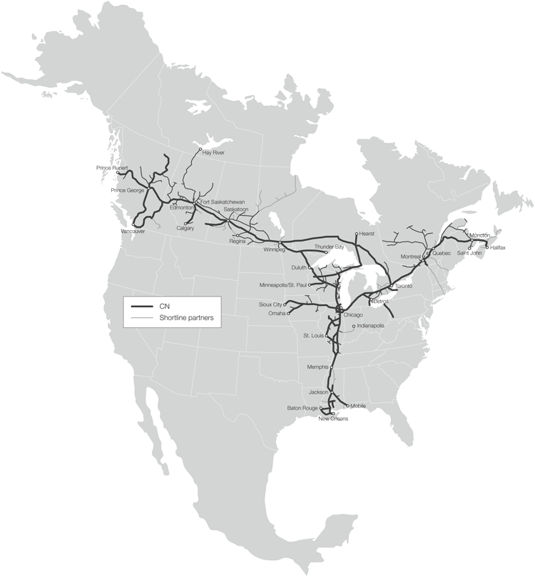 Железнодорожные пути США 