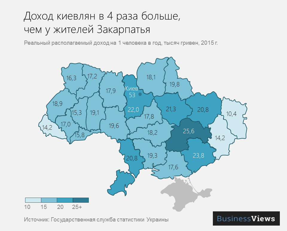 Криминальная Украина: в какой области больше всего осужденных