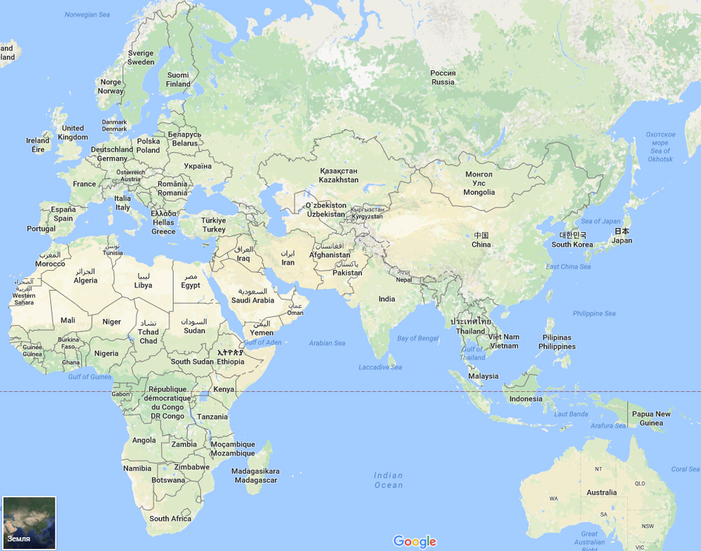 13 карт, которые доказывают, что мы ничего не понимаем в географии