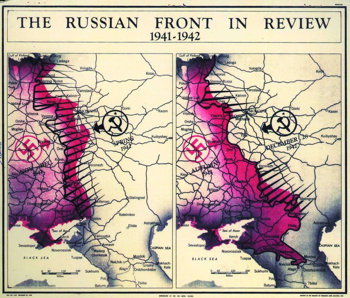 вторая мировая война карта 