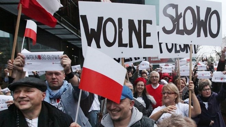 Митинги и протесты в Польше