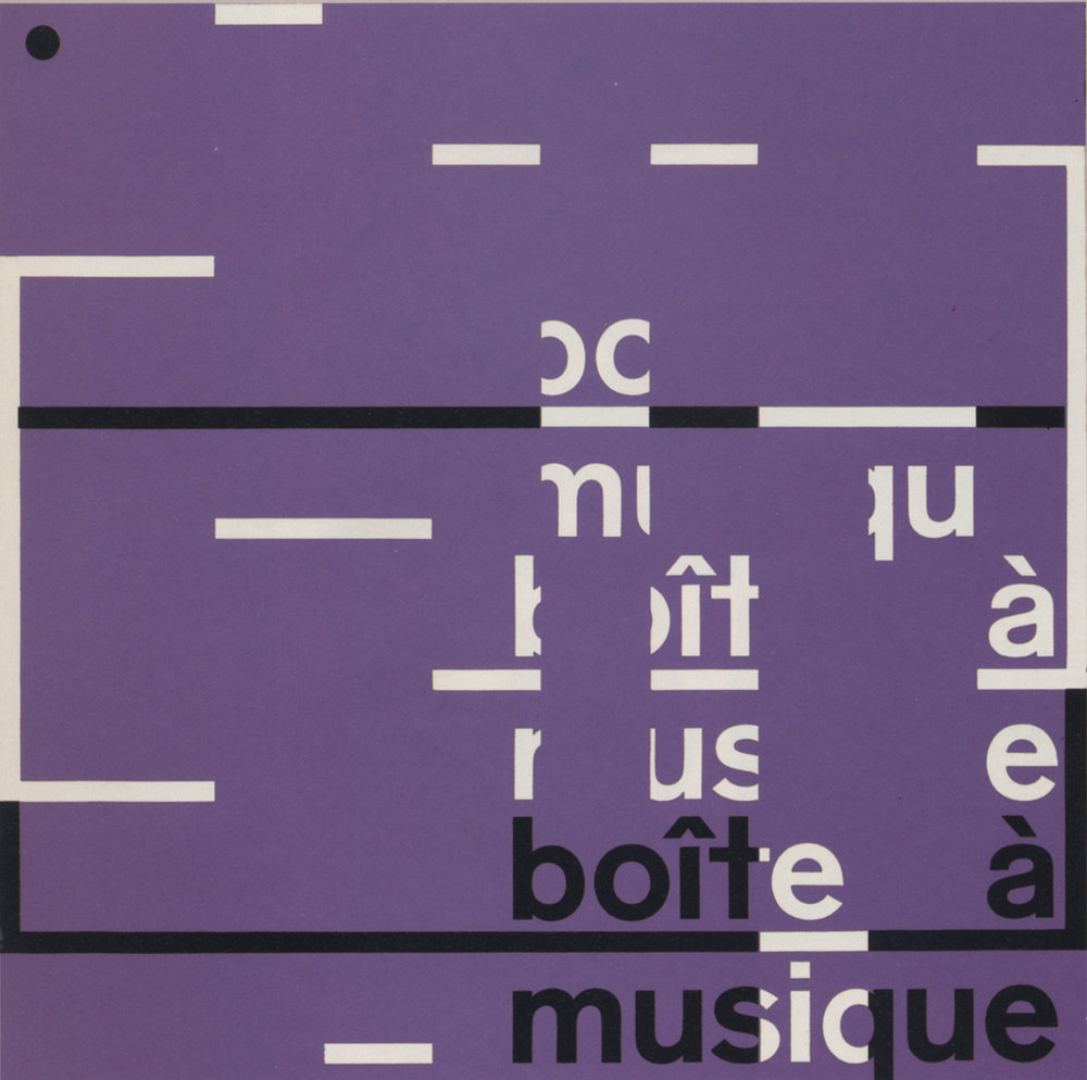 The cover of the album Boite a Musique