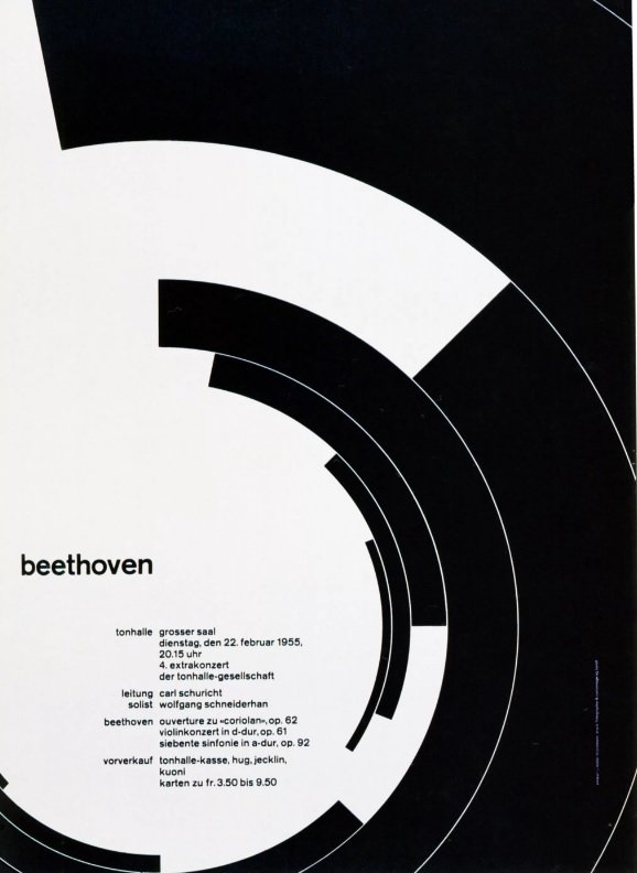 Poster 'Beethoven' for the concert hall