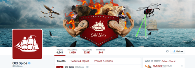 old spice twitter