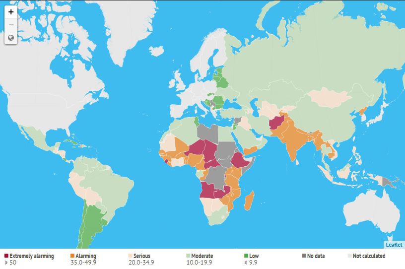 Карта голода. Карта голода в мире. Карта голода в мире 2019. Голодающие страны Азии.