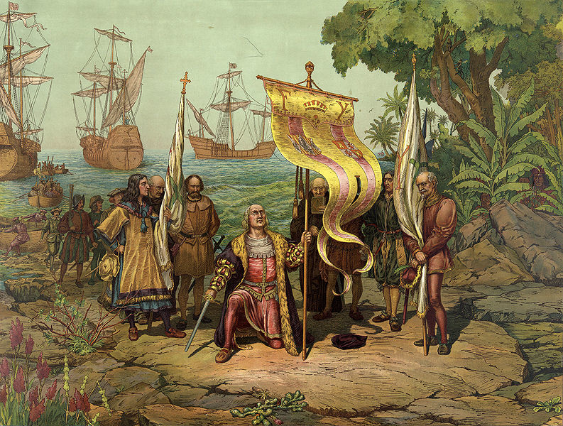 Прибытие Колумба в Америку 