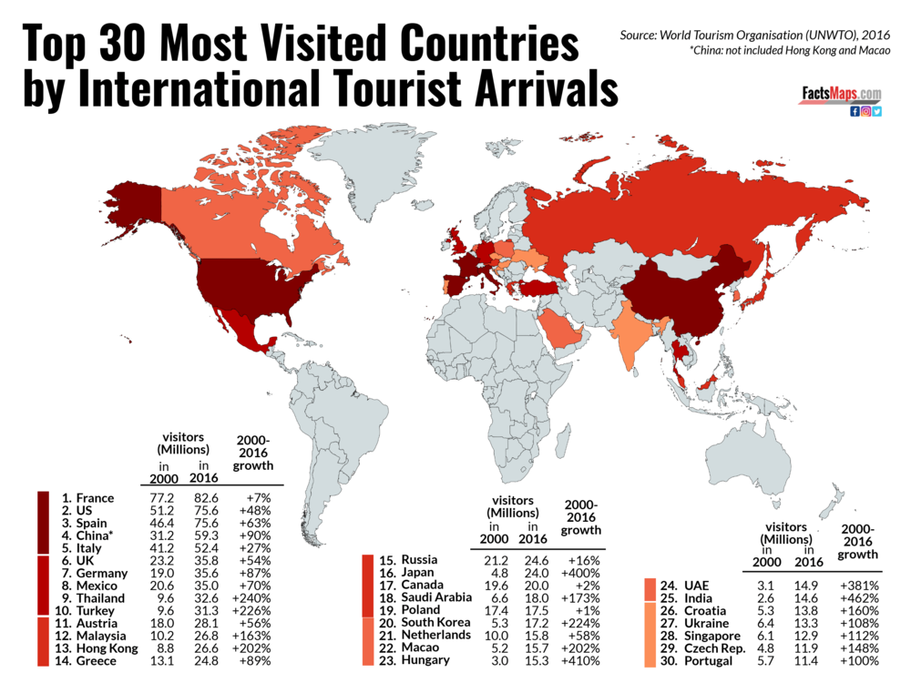 карта туристичної привабливості 