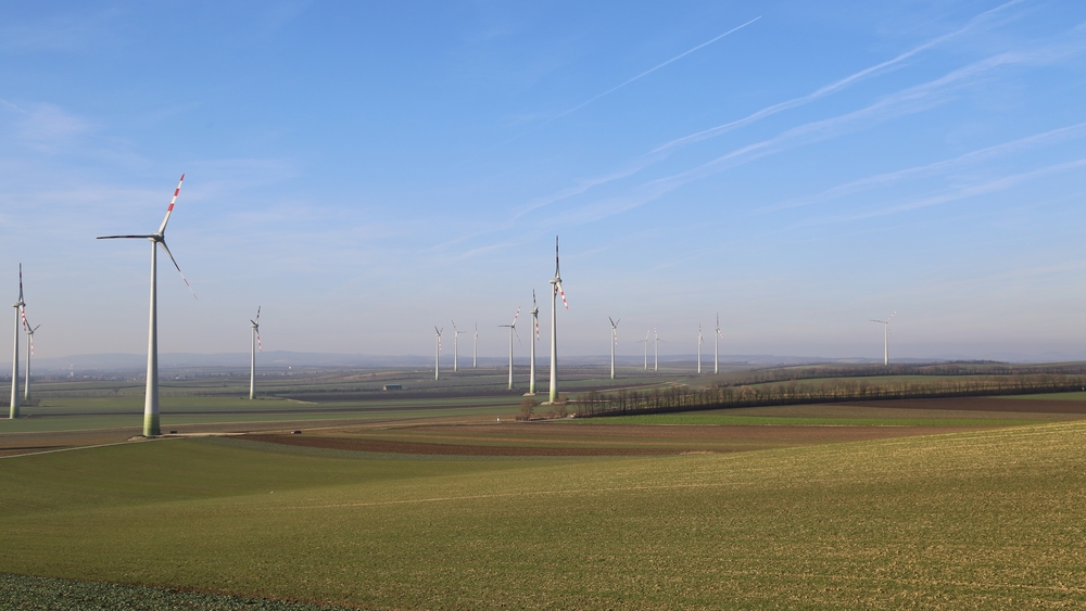 ветряная электростанция в Австрии 