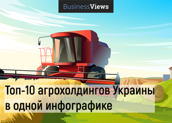 Топ-10 агрохолдингов Украины в одной инфографике
