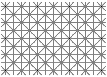 Как увидеть все черные точки на мегапопулярной оптической иллюзии последних дней? Эта и ещё 19 крутых иллюзий