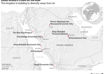 Саудовская Аравия строит города в пустыне как альтернативу добыче нефти