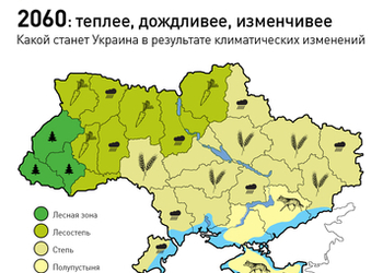 Изменение климата: какой будет Украина в 2060?