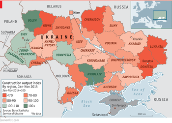 Карта дня: как пострадали из-за войны регионы Украины